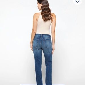 Carley High Rise Ankle Straight Jean